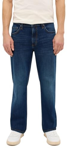 MUSTANG herrjeans byxor stil Big Sur, Denim blå (5000-982), 33W / 36L