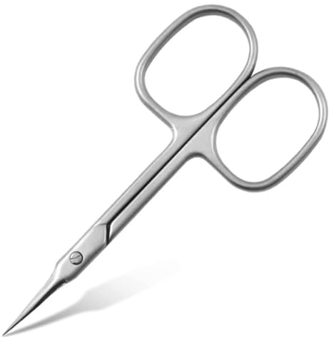 Forbici Unghie Professionali 1.5mm Longivia® Forbicine per Cuticole o sopracciglia in Acciaio Inox con Lama Affilata Manicure Taglia Cuticole Professionale Mani e piedi per Barba e Sopracciglia