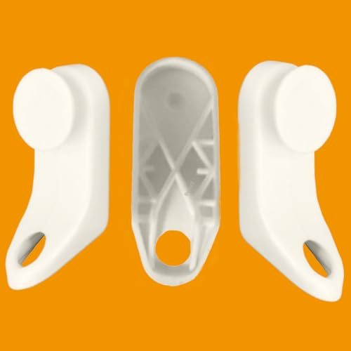 Byour3-55 Ganchos para Cortinas Correderas Riel Extensibles - Deslizante para Bastones Extensibles Gancho Cortina De Plástico Recambios Pista de Cortina Extensible UNIVERSALES (55 Unidades)