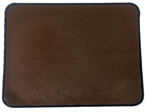 Esterilla para barbacoa, protección del suelo, base ignífuga, plegable, resistente al calor, alfombrilla protectora para el suelo, alfombrilla protectora debajo de la parrilla, alfombrilla protectora