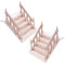MUSISALY 2stücke Mini Treppe Holztreppen-Dekoration Für Puppenhaus Simuliertes Möbel Modell Für Kreative Szenen Und Fotografie Maßstab Aus Massivem Holz Gefertigt Stilvolles Design