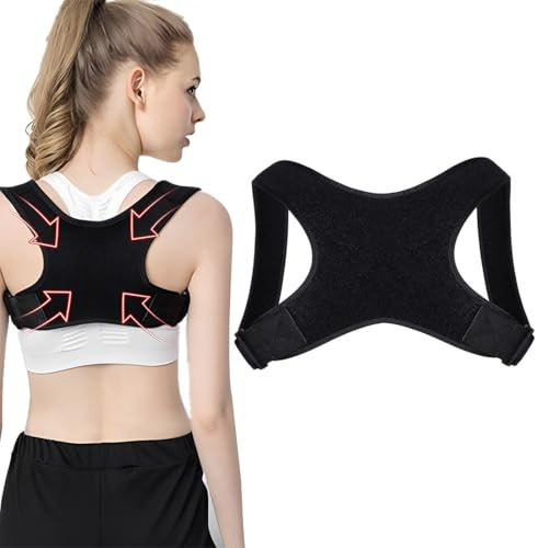 Correttore Posturale, Correttore Postura Uomo Donna, Fascia Posturale Spalle e Schiena Traspirante Regolabile, Correttore Posturale Spalle Schiena, Busto Correttore Posturale