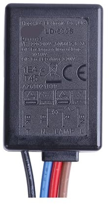 Variateur tactile intégré à 3 voies LD-600S AC, 25~150W, adapté à une lampe au tungstène ou à une entrée de lampe LED 3-25W, 220-240V(EU2)