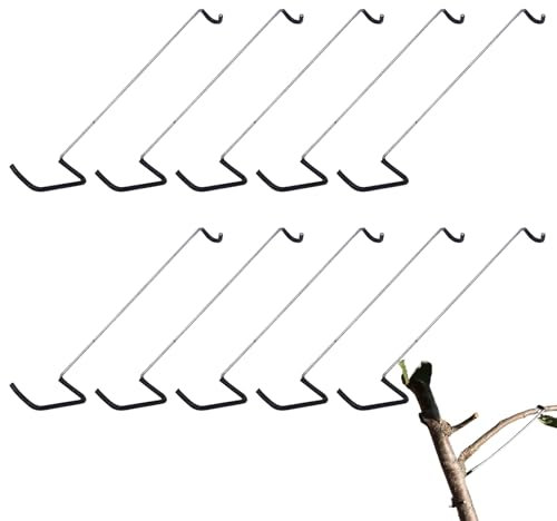 Écarteur de Branches d'arbre fruitier à 10 Compartiments avec Manchon de Protection – pour Jardin, verger, Entretien du Sol, compostage et Plantation