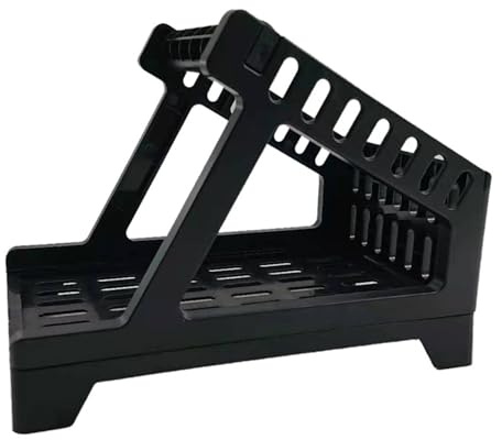 Soporte de etiquetas para rollos - 20 x 13,5 x 15,5 cm, etiqueta térmica | Accesorio de impresora - Etiquetas térmicas en rollo y etiquetas plegables | Soporte de rollo de etiquetas de envío para el