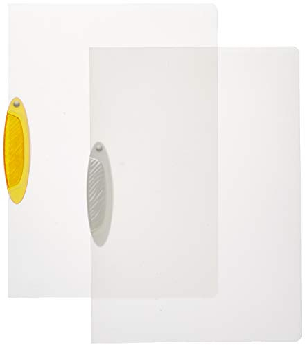 DURABLE Hunke & Jochheim Klemm-Mappe SWINGCLIP®, PP, 30 Blatt, weiße Klemme, Mappe transparent