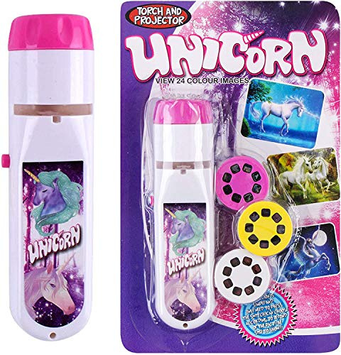 Georgie Porgy Children Projector Toys Educational Science Set Wall Ceiling Tent Torch (Unicorn)