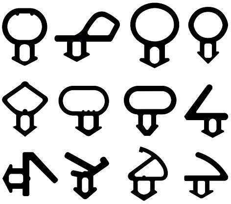 UPVC Window and Door Gasket ExtrudaSeal Bubble & Flipper Sample Pack Replacement Draught Excluder Seal