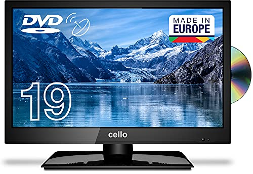 Cello C1920FSDE 19 (47 cm Diagonale) HD Ready LED TV mit eingebautem DVD Player und DVBT2 S2 Triple Tuner