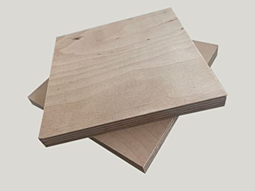 Generisch Multiplex Zuschnitt - Birkenholz Holzplatte 1500x100x15mm, BB/BB Qualitätsklasse, Naturbelassen, BFU100, Heimwerker, Bastler, Handwerker, Außenbereich, Wunschmaß