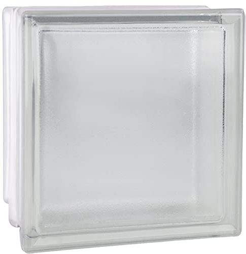 2 pièce Fuchs Design briques de verre riva incolore 19x19x15 cm - EI60 (Résistance au EIeu)