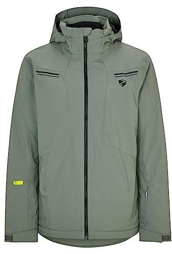 Ziener Herren TAFAR Ski-Jacke/Snowboard-Jacke | atmungsaktiv, wasserdicht, green mud, 50