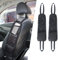 URAQT Auto Organizer, Autositz-Seitenorganisator, Faltbare Auto Aufbewahrungstasche Netztaschen, Multifunktionale Autositz Aufhängetasche mit Mehreren Taschen für LKW, Van, SUV (Schwarz) (2 Stücke)
