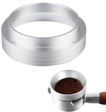Kaffee Dosierring 54mm, Barista Zubehör Magnetischer Siebträger Dosierbecher 54mm, Siebträger Zubehör Trichter aus Aluminiumlegierung Dosiertrichter Espresso Zubehör für Barista, Zuhause