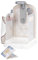 Baby Nurse - Douche - Cape de bain + pousse mousse - Douchette amovible et focntionnel - Pour poupons jusqu'a 40 cm