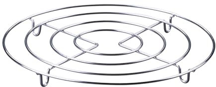 Fackelmann Draht Untersetzer Essential aus Edelstahl, Perfekter Schutz für Küchenoberflächen, 20 x 20 x 2 cm, Silber