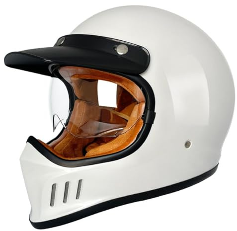 Casque Moto Modulable Casques Intégral Homme Et Femme DOTECE Homologué Casque De Moto Scooter avec Visière Adulte Casques Intégraux Motocross Casques Modulables 5,M:57-58CM