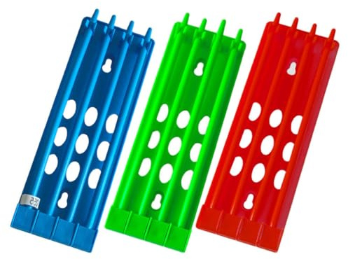 Gadpiparty Anillos para 3 Pata para de Soporte Plástico Paloma Clasificador Estante Resistente y Organizado Piezas, Adecuado para Complementos de Palomas