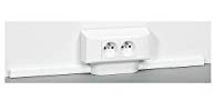 Legrand 030021 DLPlus Moulure 2 Compartiments, 40mmx16mm, 2.1m Longueur, Blanc