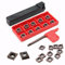 EsportsMJJ Sclcr1616H09 Torno Que Gira El Sostenedor De La Herramienta con 10Pcs Ccmt09T304 Vp15Tf Ccmt32.51 Carburo Insere