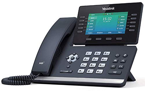 Yealink IP Telefon SIP-T54W VoIP-Telefon, schwarz (Generalüberholt)