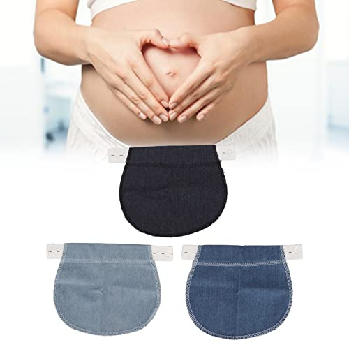 3pcs Maternity Pants Extender, Adjustable Waist Extenders, Professional Portable Soft Elastic Pregnancy Waistband Extender, Wholesale Business