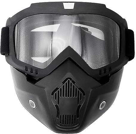 PPGAREGO Paintball Mask Anti Fog | Airsoft Helmet and Mask Full Face | Tactical Mask for Men | Airsoft Goggles Ballistic Goggles Tactical Goggles | for Skiing Paintball Shooting Cycling Fishing