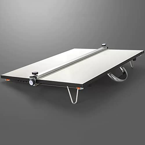 MITLOW Tavolo da Disegno A2, Strumento di Disegno E Architettura Facilmente Regolabile, con Righello Parallelo E Maniglia Ergonomica per Il Trasporto - 60x45 CM