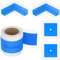 Isolbau 101B Bandset - Dicht-Set für den Innen und außen bereich inkl. 10 m Dichtband, 2x Innenecken & 2x Wandmanschetten, Abdichtung Dusche Bad Küche Wand Wasserdicht