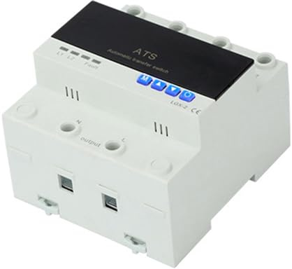 Interruttori automatici trasferimento doppia potenza 63A 220V con monitoraggio elettrico immediato e parametri difesa regolabili Generatore energia solare Interruttori commutazione