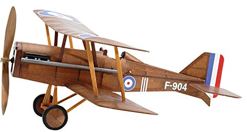 RAF SE5a WWI Bi-plane model airplane complete vintage model rubber-powered balsa wood aircraft plane kit that really flies!