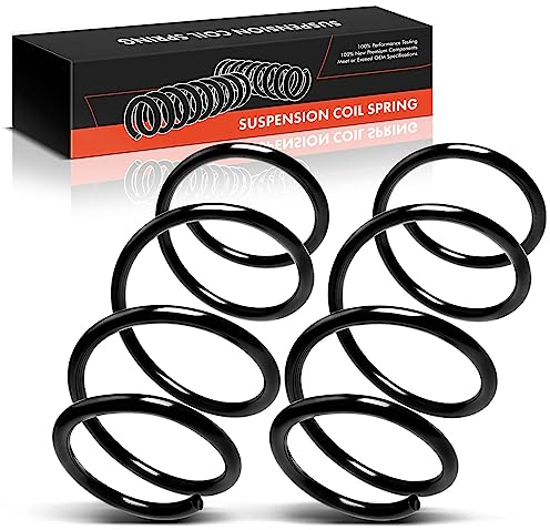 Frankberg - Muelles de suspensión (2 unidades, eje delantero, compatibles con serie 5, E60, 520, 523, 525, 530, 2001-2010, serie 5, Touring, E61, 520, 523, 525, 530, 2004-2010, reemplazar#