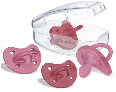 Chicco Physioforma Ciuccio in Silicone 16-36 Mesi, Gommotto Morbido e Delicato, Supporta la Respirazione Fisiologica offerta convenienza, Rosa e Fuxia, 4 Pezzi offerta convenienza