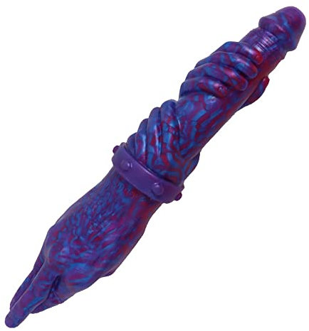 Jixaxe Spezieller Doppeldildos Hände und Alien Dildo Doppel Dildo Große XL Dildo Doppeldildo, Deluxe Doppeldilos Mit Dildo und Hand, Realistischer Double Dildo Sexspielzeug für Frauen Lesben