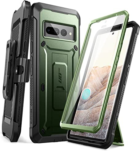 SUPCASE Unicorn Beetle Pro Series Hülle für Google Pixel 7 Pro (2022 Release), Ganzkörper-Schutzhülle mit eingebautem Displayschutz (Guldan)