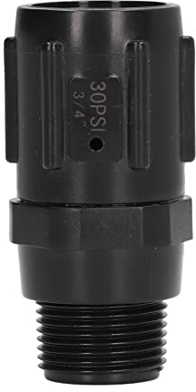 Reducteur de Pression eau, 30 PSI G3/4 Régulateur de pression goutte à goutte, Limiteur de Pression Arrosage, Vanne à faible débit, Adaptateur de tube d'irrigation, pour fermes, parcs, jardins