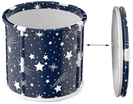 Bañera plegable,Bañera plegable para adultos,Piscina de inmersión plegable con forma de barril de hielo - Bañera plegable para adultos, bañera de hielo, bañera de inmersión para adultos y niños, baño