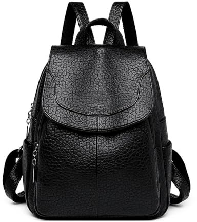 ZBDZSW Zaino da Donna in Vera Pelle, Moda, Lusso, Zaino da Viaggio per Ragazze, Borse a Tracolla, Scuola, Pelle di Mucca