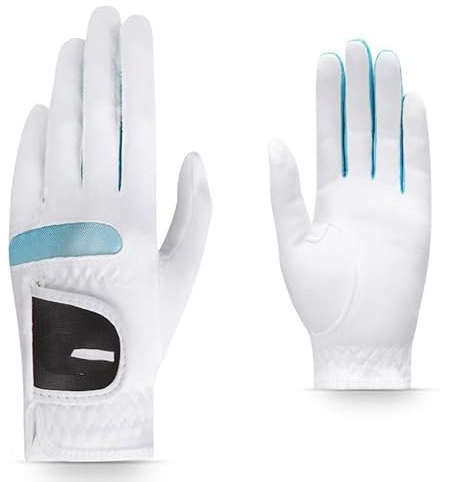 WANGSHAOWEI Golfhandskar, 1 par golfhandskar för kvinnor, ventilerande, halkfritt tyg, handskyddshandskar, golftillbehör, golfhandske, herr