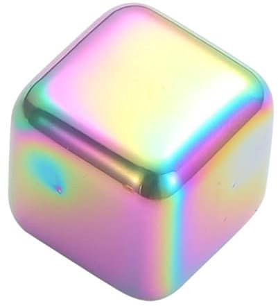 Cubi di ghiaccio in metallo in acciaio inossidabile - cubo ICES per bevande | Set di pietre per whisky | Regalo per rocce di raffreddamento premium | Rocce agghiaccianti in acciaio inossidabile per be