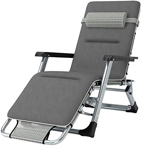 Adjustable Folding Lounge Chair - Portable Sun Lounger Recliner for Outdoor Use, Heavy-Duty Garden Armchair for Elderly, Supports 440 lbs, Perfect for Camping and Leisure