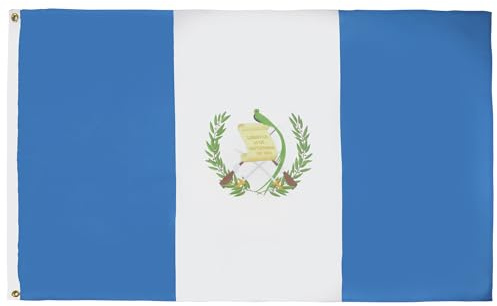 BANDIERA GUATEMALA 150x90cm - GRAN BANDIERA GUATEMALTECA 90 x 150 cm Poliestere leggero - Bandiere - AZ FLAG