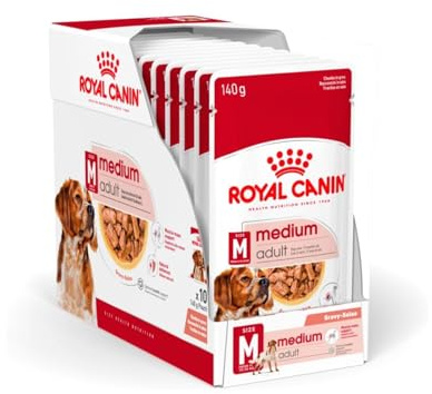 Royal Canin Medium Adult Wet Dog Food Pouches 10 x 140g