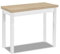 ASTIMESA Mesa de Cocina Extensible de Libro sin cajón - 80x40 cm (80x80 cm) - Estructura Color Blanca - Tapa Laminado Color Roble Claro