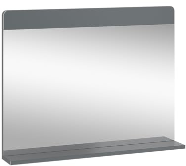Vicco Specchio da bagno Izan, Grigio, 80.1 x 62 cm, a parete, combinabile con altri mobili da bagno Izan