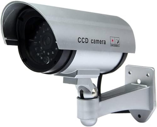 Telecamera da esterno finta dummy cam 30 finti led con lampeggiante IR infrarossi design professionale CCTV MWS (1)