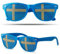 2 Stück Partnerset Sonnenbrillen | Schweden Fanartikel | EM 2024 Fanartikel | Fan Sonnenbrille | Fußball Fanartikel | Fußball Sonnenbrille EM Schweden | Sonnenbrille Fußball Europameisterschaft
