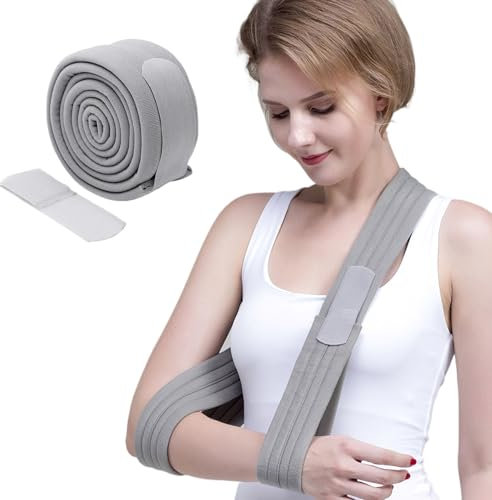 banjiabb Armschlinge,Armschlinge Linker Arm,Armschlinge Rechter Arm,Armschlinge Kinder,Armschlinge Schulter Links und Rechts,für Gebrochenes Handgelenk, Ellbogen, Arm, Ausgerenkte Schulter(Grau)