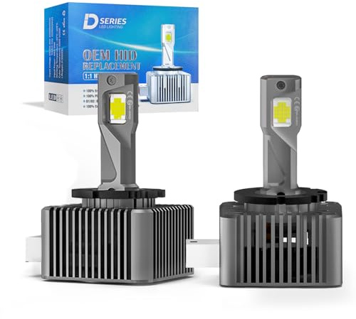 MOTORHOOK Pack of 2 D3S Xenon Bulbs 12 V 35 W, Xenon Headlight Bulb, 6500 K Cool White, D3S with Certification, Replacement for HID Xenon Lamps, Stable Performance and Extremely Durable