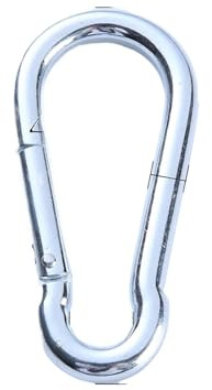 Moschettone, Moschettone for attrezzatura da arrampicata con chiusura a vite in acciaio inossidabile 304, maglie rapide, gancio di sicurezza, anello collegamento della catena, fibbia(M5,1PCS)